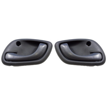 PT Auto Warehouse SZ-2576G-DP - Inside Interior Inner Door Handle, Gray - Left/Right Pair