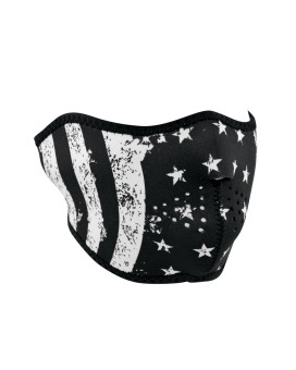 Zanheadgear Half Mask Neoprene White Flag