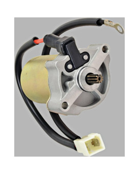 New 12 Volt Starter Compatible with/Replacement for Polaris Outlaw Sportsman 90 2007 08 09 10 11 12 13 ATV 19621, 0453478, 0454952 0.346in Gear OD, 4.787in Length, 0.941in Registry OD