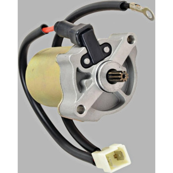 New 12 Volt Starter Compatible with/Replacement for Polaris Outlaw Sportsman 90 2007 08 09 10 11 12 13 ATV 19621, 0453478, 0454952 0.346in Gear OD, 4.787in Length, 0.941in Registry OD