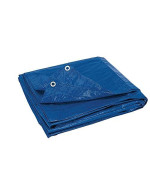 HFT 69136 5 x 7 ft. 6 in. Blue All Purpose/Weather Resistant Tarp