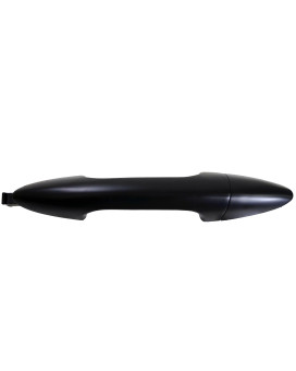 PT Auto Warehouse HY-3237P-RL - Outside Exterior Outer Door Handle, Primed Black - Driver Side Rear