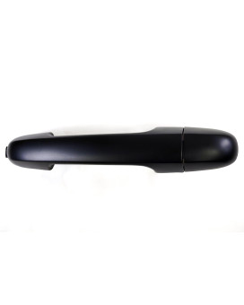 PT Auto Warehouse HY-3336P-RLK - Outside Exterior Outer Door Handle, Primed Black - Driver Side Rear