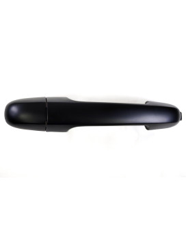 PT Auto Warehouse HY-3336P-RRK - Outside Exterior Outer Door Handle, Primed Black - Passenger Side Rear