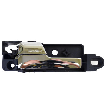 PT Auto Warehouse FO-2929M-RL - Inside Interior Inner Door Handle, Chrome Lever - Driver Side Rear