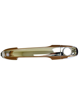 PT Auto Warehouse KI-3010M-FL - Outside Exterior Outer Door Handle, Chrome - Driver Side Front