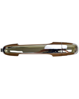 PT Auto Warehouse KI-3010M-RLK - Outside Exterior Outer Door Handle, Chrome - Driver Side Rear