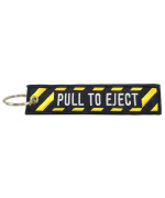 Pull To Eject, Embroidered Key Chain