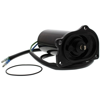 New 12 Volt Tilt Trim Motor Compatible With/Replacement For Mercury Marine 827675A1 ARCO 6255 10828N, TRM0048, 82767A1, 6255, PT498NM, 18-6286 Reversible, 2.047in OD, 0.283in Shaft OD