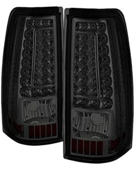 Xtune ALT-ON-CS03-G2-LED-SM Tail Light (Chevy Silverado 1500-2500-3500 03-06 (Does Not Fit Stepside) - C-Shape LED s - Smoke)