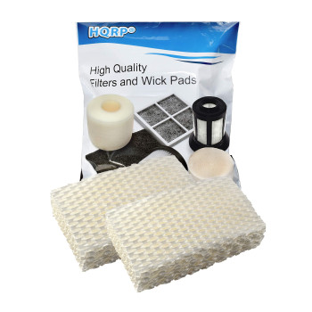 HQRP 2-pack Humidifier Wick Filter Compatible with Relion WF813 fits Relion RCM832 RCM-832 RCM-832N, Equate EQ-2119-UL EQWF813 Humidifiers