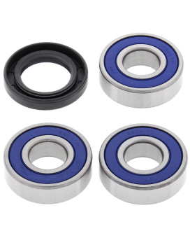 All Balls Racing Rear Wheel Bearing Kit 25-1377 Compatible with/Replacement for Yamaha BW350 1987-1988, DT 360 1973-1974, RT 360 1970-1973, SR400 2015-2017, XT500 1976-1982