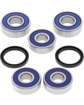 All Balls Racing Rear Wheel Bearing Kit 25-1505 Compatible With/Replacement For Yamaha PW50 1981-2018