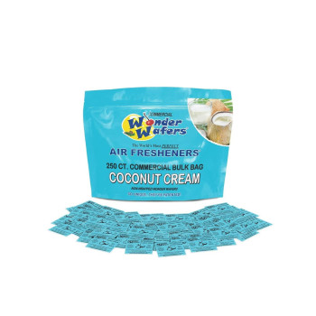 Wonder Wafers 250CT Unwrapped COCONUT CREAM Air Fresheners, Professional Use