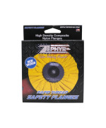 Zephyr Custom Polishing Products Airway Buffing Wheels for Industrial Polishers, Big Rigs and Lifted Trucks. Made in The U.S.A.(Cut - Yellow/Orange)