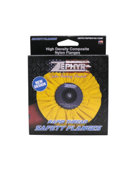 Zephyr Custom Polishing Products Airway Buffing Wheels for Industrial Polishers, Big Rigs and Lifted Trucks. Made in The U.S.A.(Cut - Yellow/Orange)