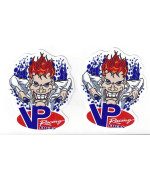 VP Fuels Mad Scientist Racing Decal Sticker 3 Inches Long Size Set of 2