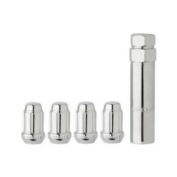 DPAccessories 4 Chrome Spline Drive/Tuner Locking Lug Nuts/Wheel Locks - M12x1.25 - Dual Hex LCS3B5HCGCH06LK4