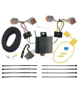 Tekonsha T-One T-Connector Harness, 4-Way Flat, Compatible with Select Volvo V60