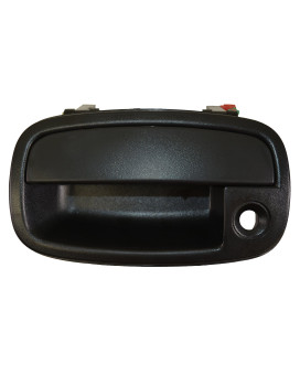 PT Auto Warehouse KI-3500A-FL - Outside Exterior Outer Door Handle, Textured Black - Driver Side Front