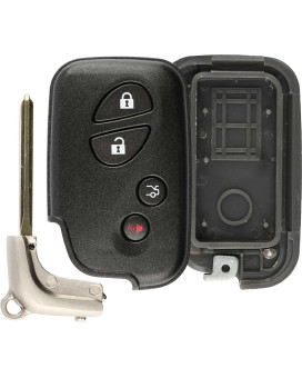 KeylessOption Keyless Entry Remote Key Fob Car Smart Key Shell Case Button Cover Replacement