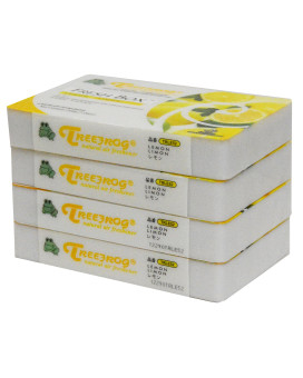 Lemon Scent 4 Pack, Treefrog Natural Air Freshener Fresh Box (AKA Xtreme Fresh)