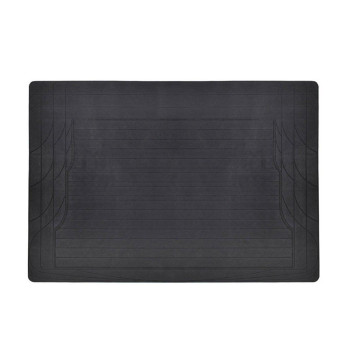 Motor Trend Heavy Duty Utility Cargo Liner Floor Mats for Car Truck SUV, Universal Trimmable to Fit, Foldable, Cargo & Trunk All Weather Protection, Black (MT-786-BK)