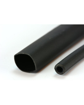 TEMCo 1/2 Marine Heat Shrink Tube 3:1 Adhesive Glue Lined 4 ft BLACK