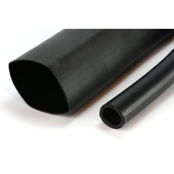 TEMCo 1.5 Marine Heat Shrink Tube 3:1 Adhesive Glue Lined 4 ft BLACK