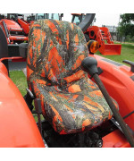 Durafit Seat Covers, KU21 Kubota for Tractors L3301,L3901,L4701, L3302, L3902 KU21 (MC2 Orange Endura)