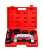Goplus 4 in 1 Ball Joint Service Tool Kit 2WD & 4WD Remover Installer w/ 4-Wheel Drive Adapters