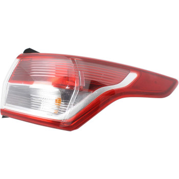 Evan-Fischer Tail Light Assembly Compatible with 2013-202016 Ford Escape Outer Passenger Side