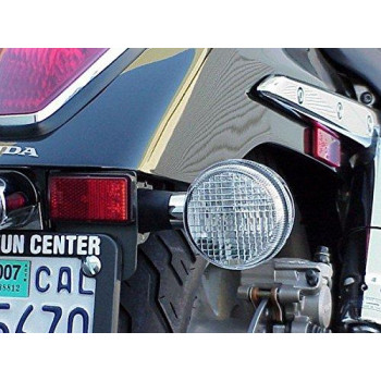 Clear Turn Signal Lens Lenses compatible with Honda Shadow VT 600 750 Spirit Deluxe Phantom RS 1100 Aero VT1300 VT1300C Interstate Stateline Sabre Fury VTX1300 VTX1800