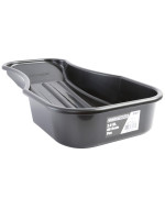 OEMTOOLS 87017 Low Profile Oil Drain Pan, 2.8 Quart, Black