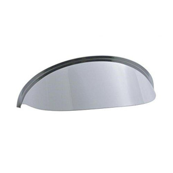 United Pacific 10533 Polished 304 Grade Stainless Steel Visor For 5-3/4 Headlight, Durable Construction, Smooth/Shiny Finish - One Unit