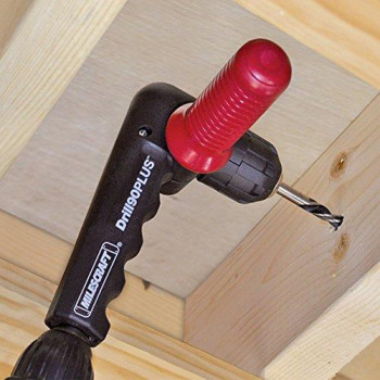 Milescraft 1304 Drill90PLUS - Right Angle Drill Attachment,Black Red