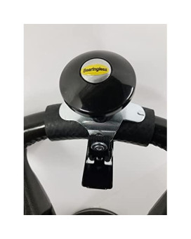 Quick Release Steering Wheel Spinner Truckers Knob Stealth Black Vinyl Coated