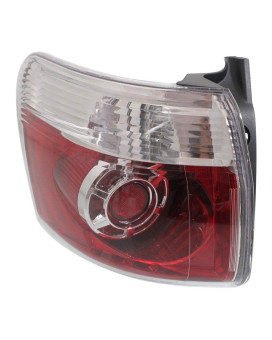 Evan Fischer Driver Side Outer Tail Light Compatible with 2007-2012 GMC Acadia Assembly