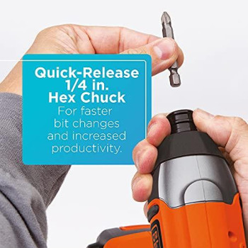 BLACK+DECKER 20V MAX Cordless Drill Combo Kit, 2-Tool (BD2KITCDDI)