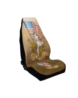Pilot USA Pin Up High Back, Front Seat Cover Single