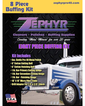 Zephyr Products BUFFKIT08 Wheel Polishing Kit