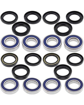 ALL BALLS All Bearing Kit for Front and Rear Wheels fit Yamaha 660 RHINO 04-07