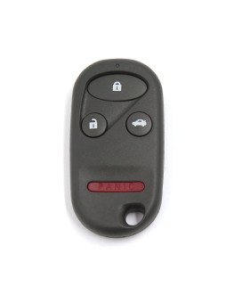 uxcell Car Replacement Remote Key Fob Shell Case for Honda 4 Key Button Black