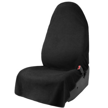 Leader Accessories Black Waterproof Sweat Towel Seat Cover Universal Non-Slip for Car Truck SUV Seat for Dog & Kid Workout Outdoor OR Sport Activities