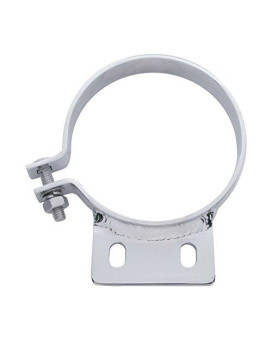 United Pacific 10295 - Exhaust Clamp - 6 Peterbilt Chrome Exhaust Clamp