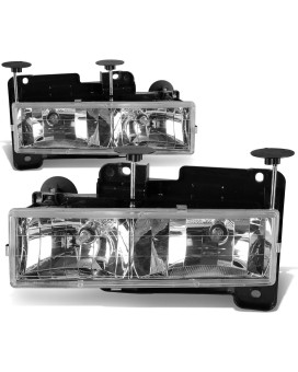 DNA Motoring HL-OH-C10-CH Headlight (Driver & Passenger Side)