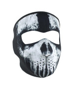 Zanheadgear Full Mask Neoprene Skull Ghost