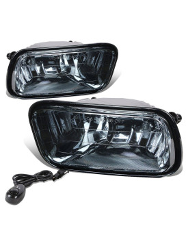 DNA MOTORING FL-ZTL-808-SM Fog Light Driver & Passenger Side Enhance visibility [Compatible with 11-12 Ram 1500 2500 3500]