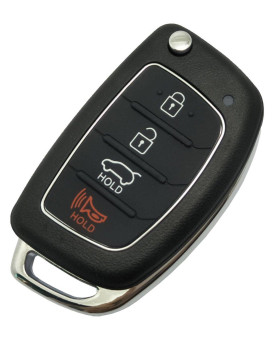 Replacement Key Fob Case fit for Hyundai Sonata Santa Fe Flip Key Remote Control Key Fob Shell