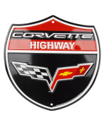 HangTime Corvette Shield Sign